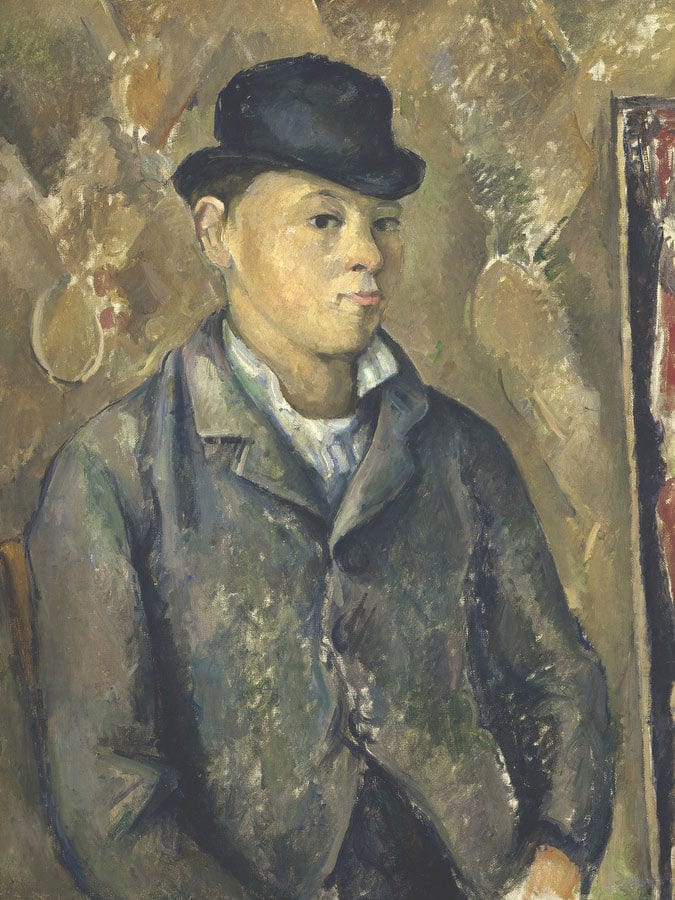 The Artist's Son, Paul By Paul Cezanne Fine Art Print