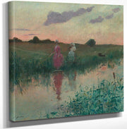 The Artist S Wife Fishing Jean Louis Forain Fine Art Print