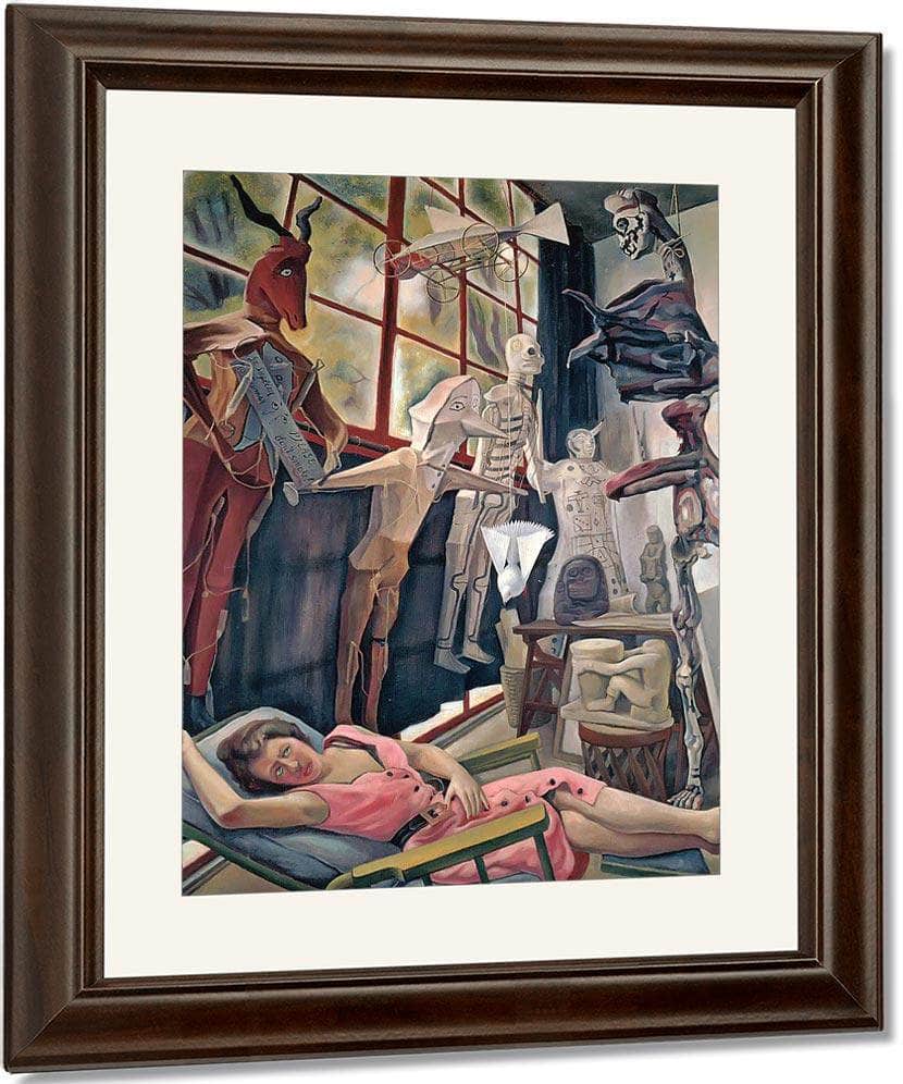 The Artists Studio By Diego Rivera Fine Art Print
