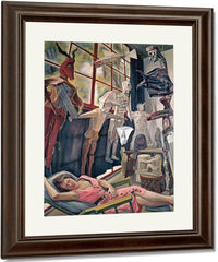 The Artists Studio By Diego Rivera Fine Art Print
