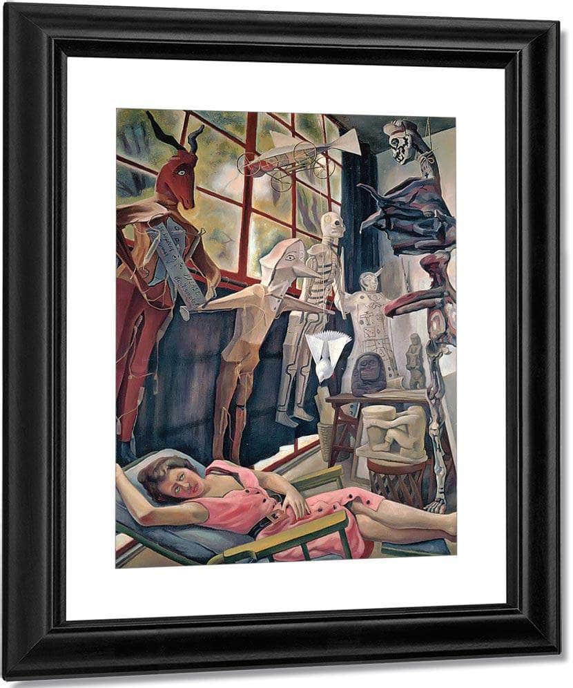 The Artists Studio By Diego Rivera Fine Art Print