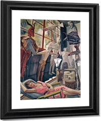 The Artists Studio By Diego Rivera Fine Art Print