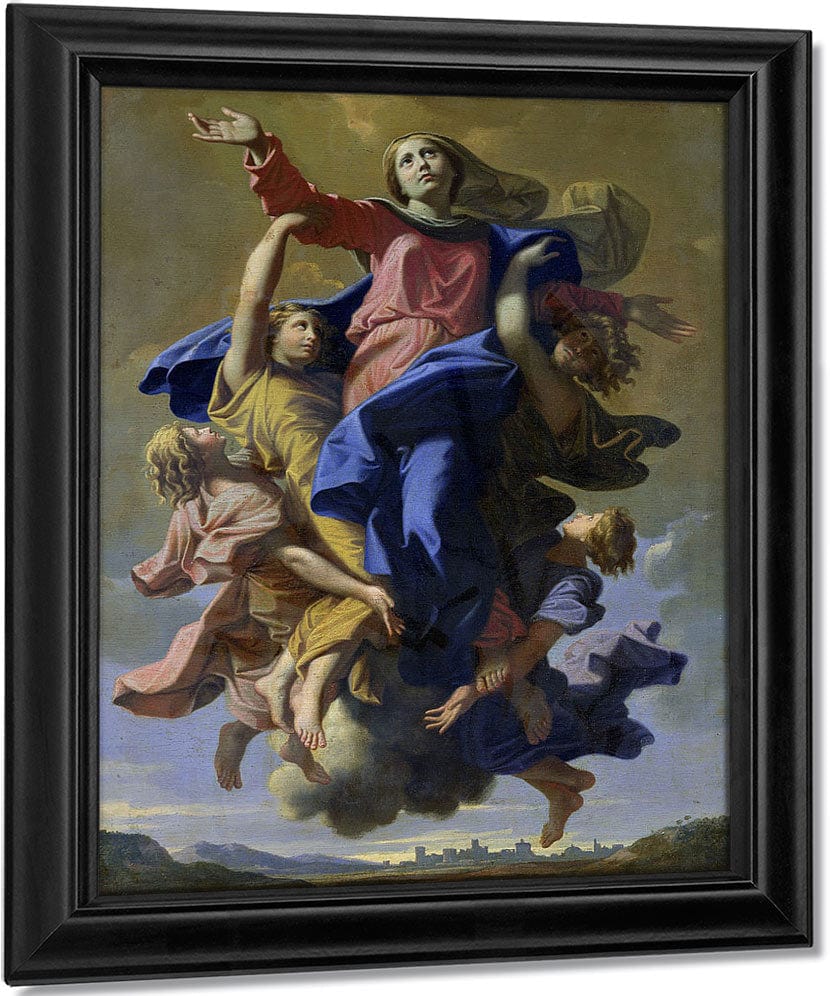 The Assumption Of The Virgin By Nicolas Poussin Fine Art Print