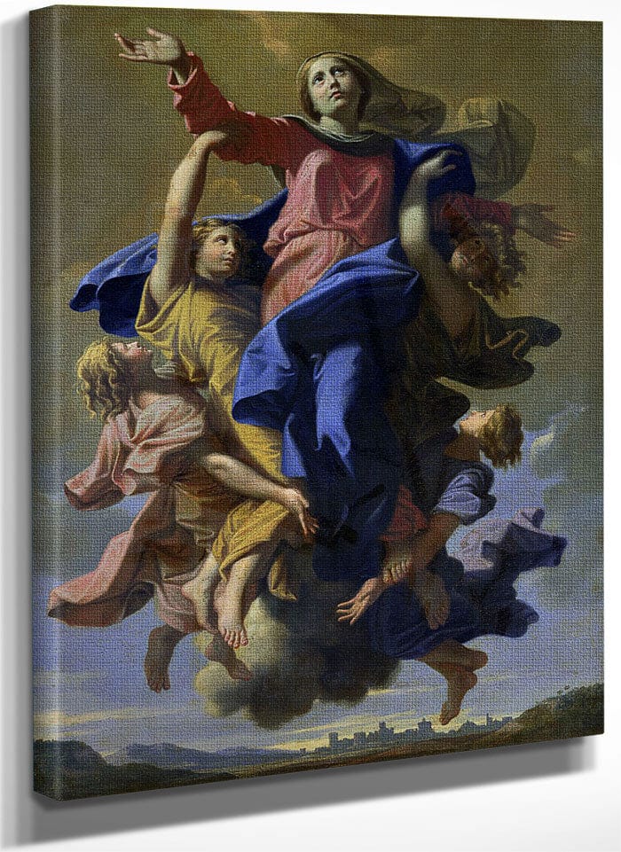 The Assumption Of The Virgin By Nicolas Poussin Fine Art Print