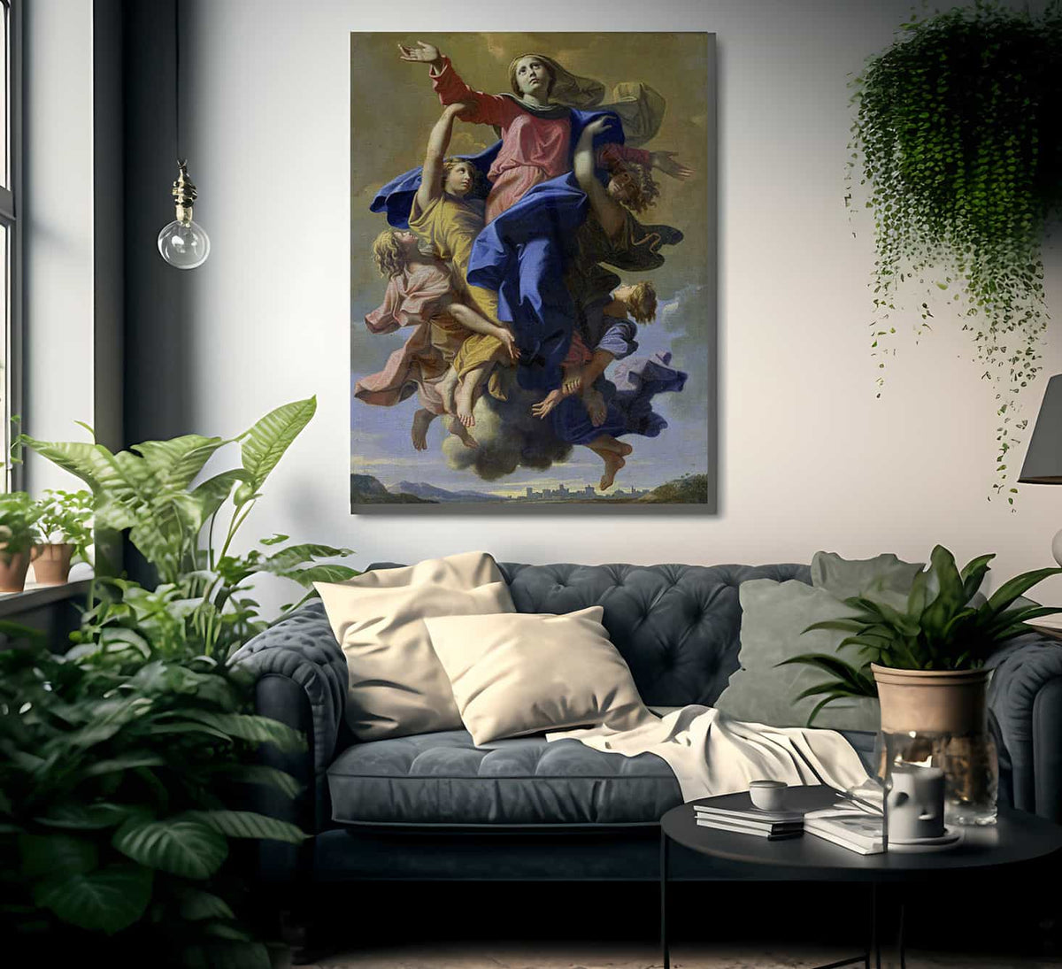The Assumption Of The Virgin By Nicolas Poussin Fine Art Print