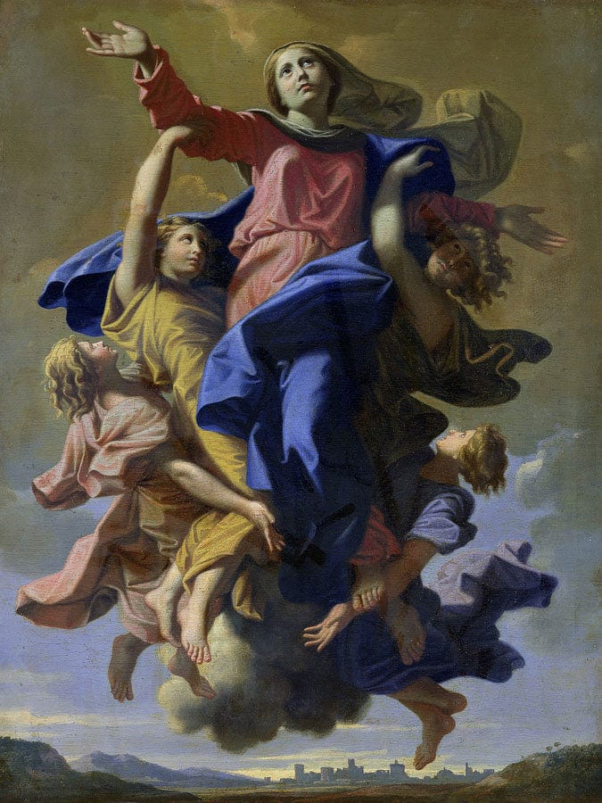 The Assumption Of The Virgin By Nicolas Poussin Fine Art Print