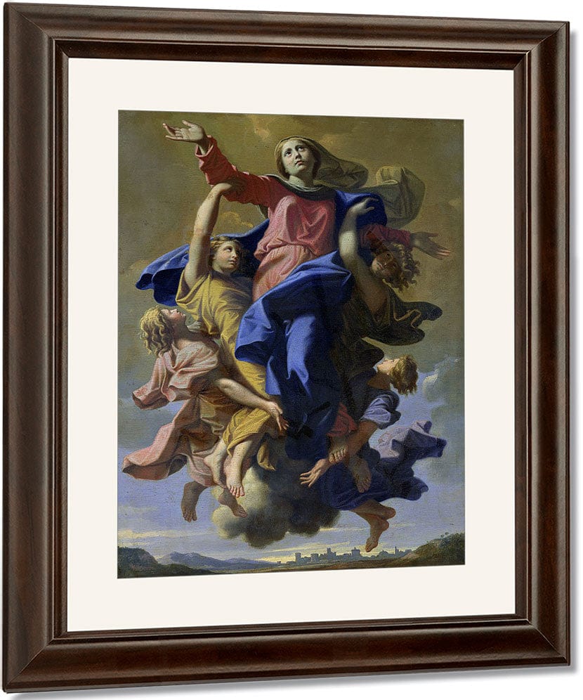 The Assumption Of The Virgin By Nicolas Poussin Fine Art Print