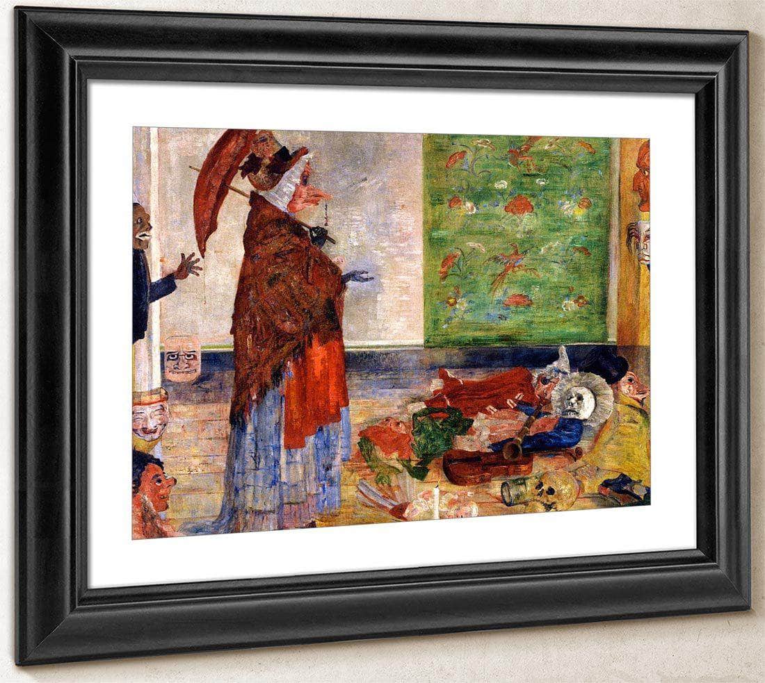 The Astonishment Of The Mask Wouse By James Ensor Fine Art Print