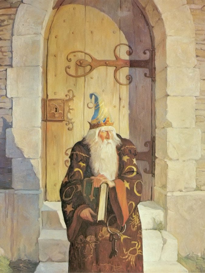 The Astrologer By NC Wyeth Fine Art Print