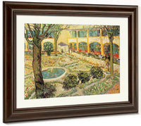 The Asylum Garden At Arles By Vincent Van Gogh Fine Art Print