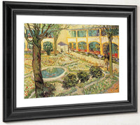 The Asylum Garden At Arles By Vincent Van Gogh Fine Art Print