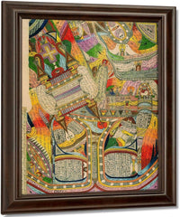 The Atlantic Ocean And The Harbor Of Cradle Beach 1911 By Adolf Wolfli Fine Art Print