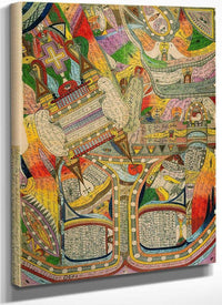 The Atlantic Ocean And The Harbor Of Cradle Beach 1911 By Adolf Wolfli Fine Art Print