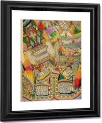 The Atlantic Ocean And The Harbor Of Cradle Beach 1911 By Adolf Wolfli Fine Art Print