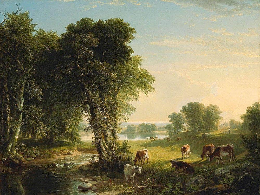 The Babbling Brook By Asher B Durand Fine Art Print