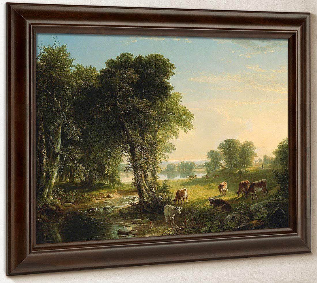 The Babbling Brook By Asher B Durand Fine Art Print