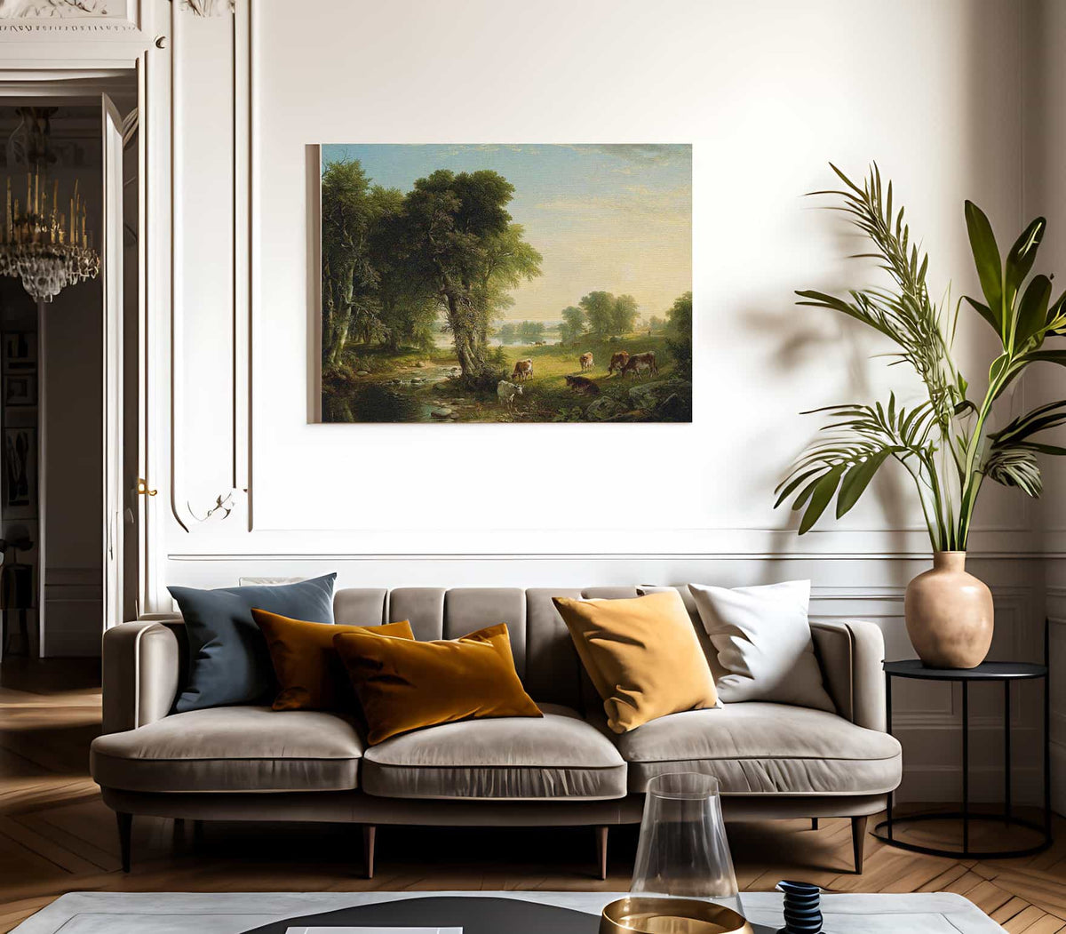 The Babbling Brook By Asher B Durand Fine Art Print