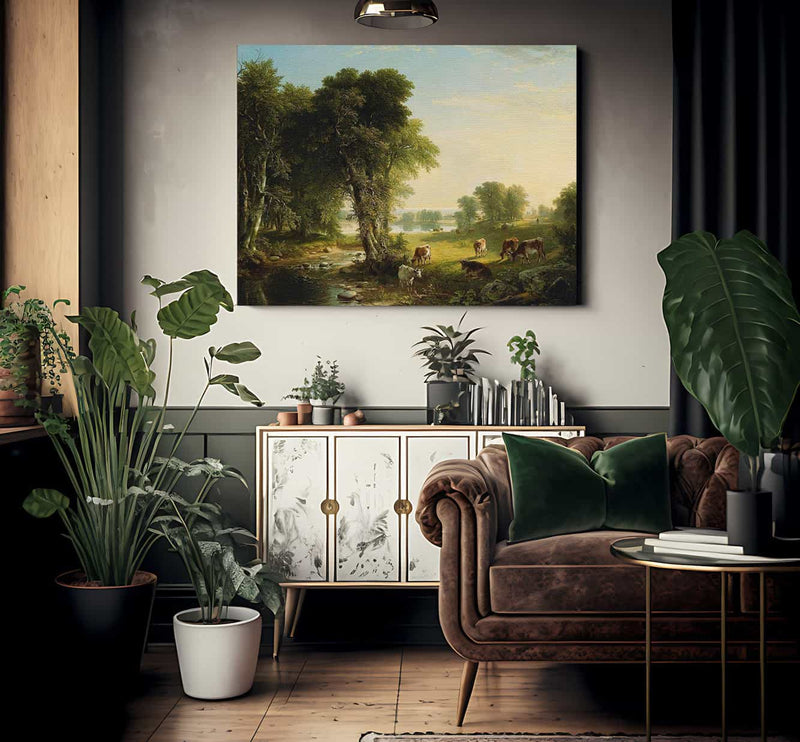 The Babbling Brook By Asher B Durand Fine Art Print