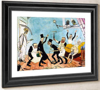 The Bad Doctors By James Ensor Fine Art Print