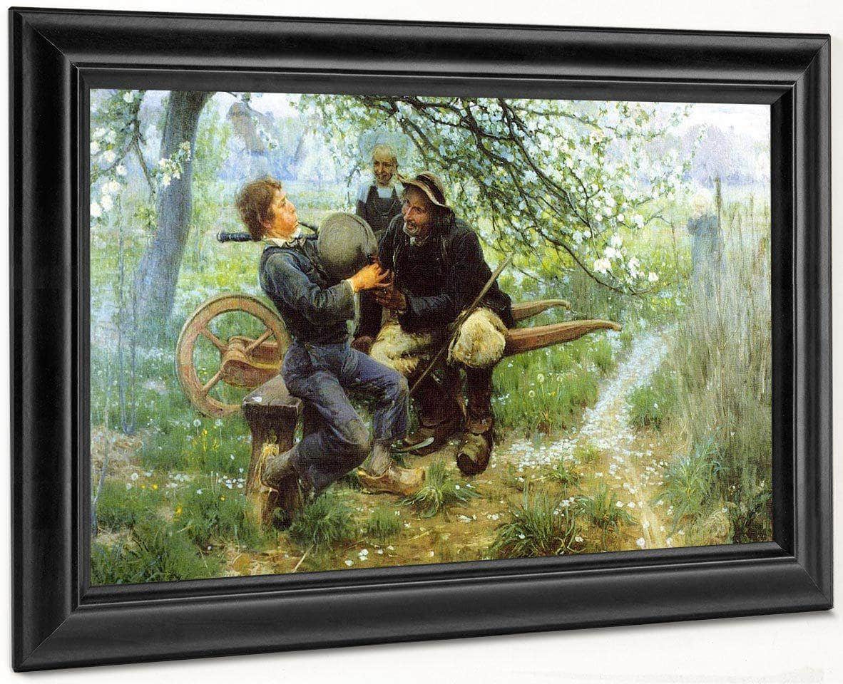 The Bagpipe Lesson By Henry Ossawa Tanner Fine Art Print