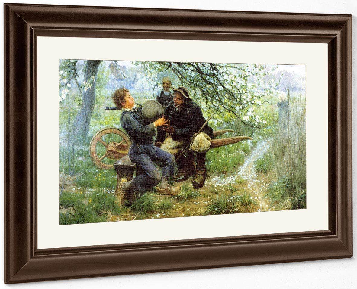 The Bagpipe Lesson By Henry Ossawa Tanner Fine Art Print