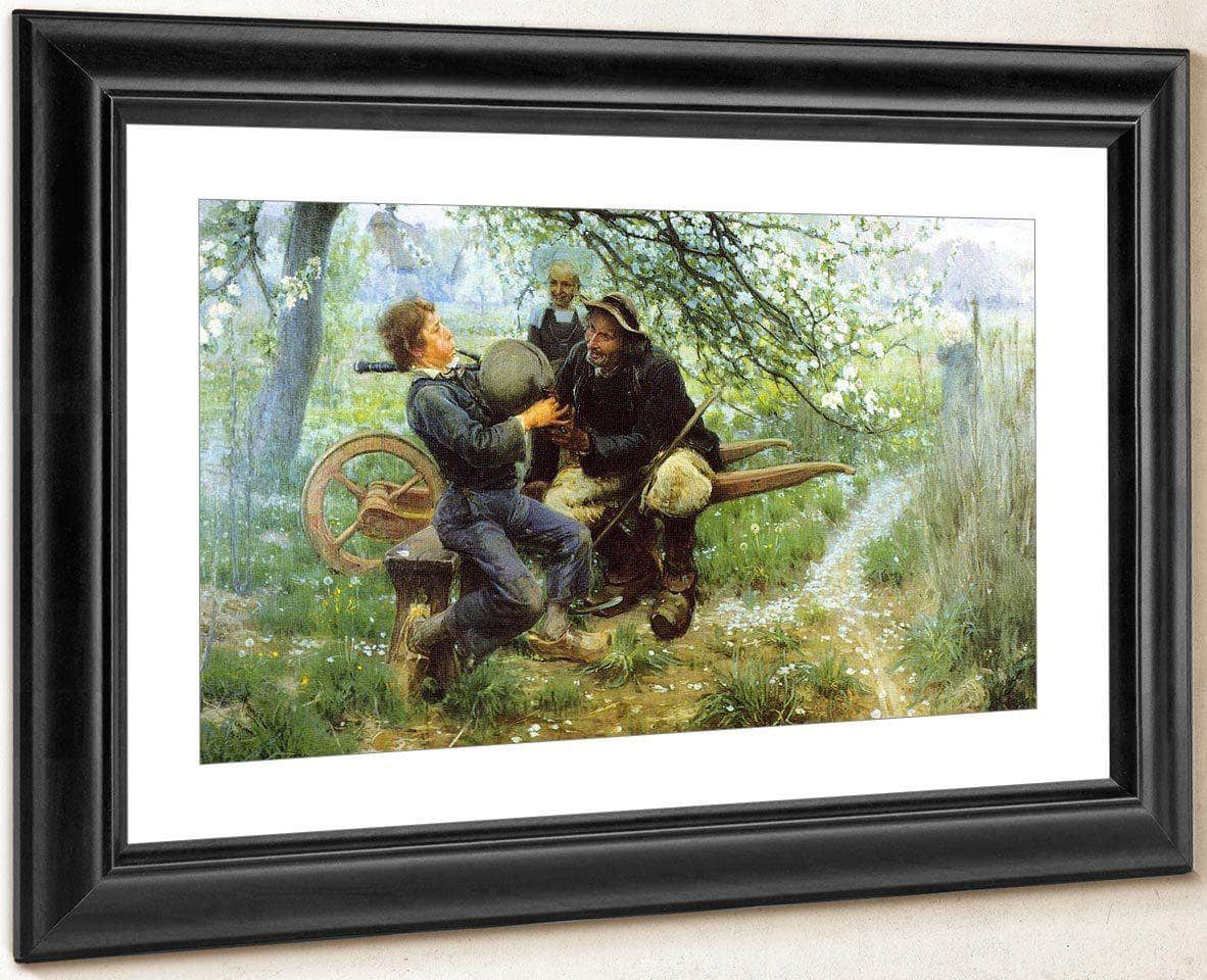 The Bagpipe Lesson By Henry Ossawa Tanner Fine Art Print
