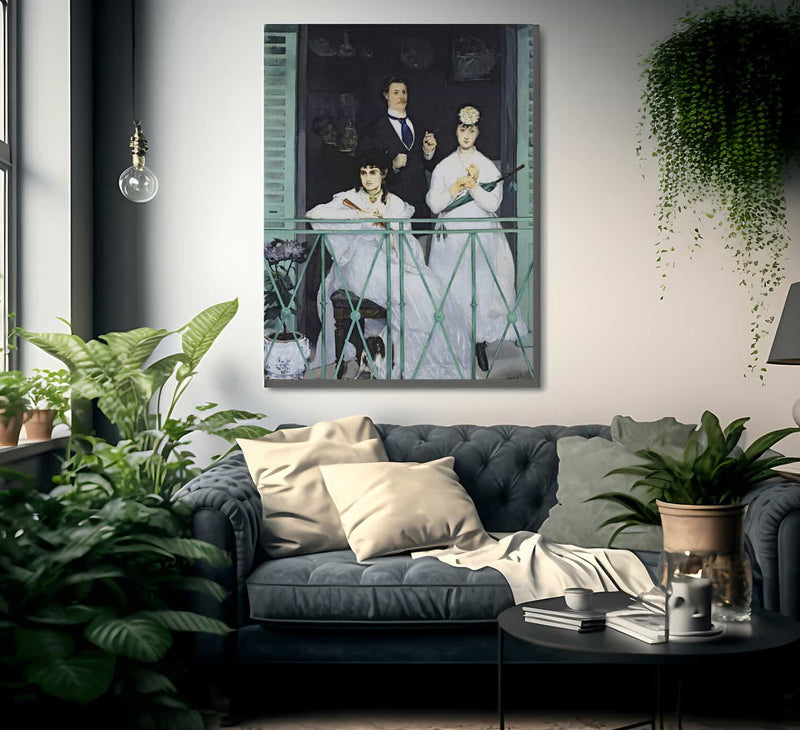 The Balcony By Edouard Manet Fine Art Print