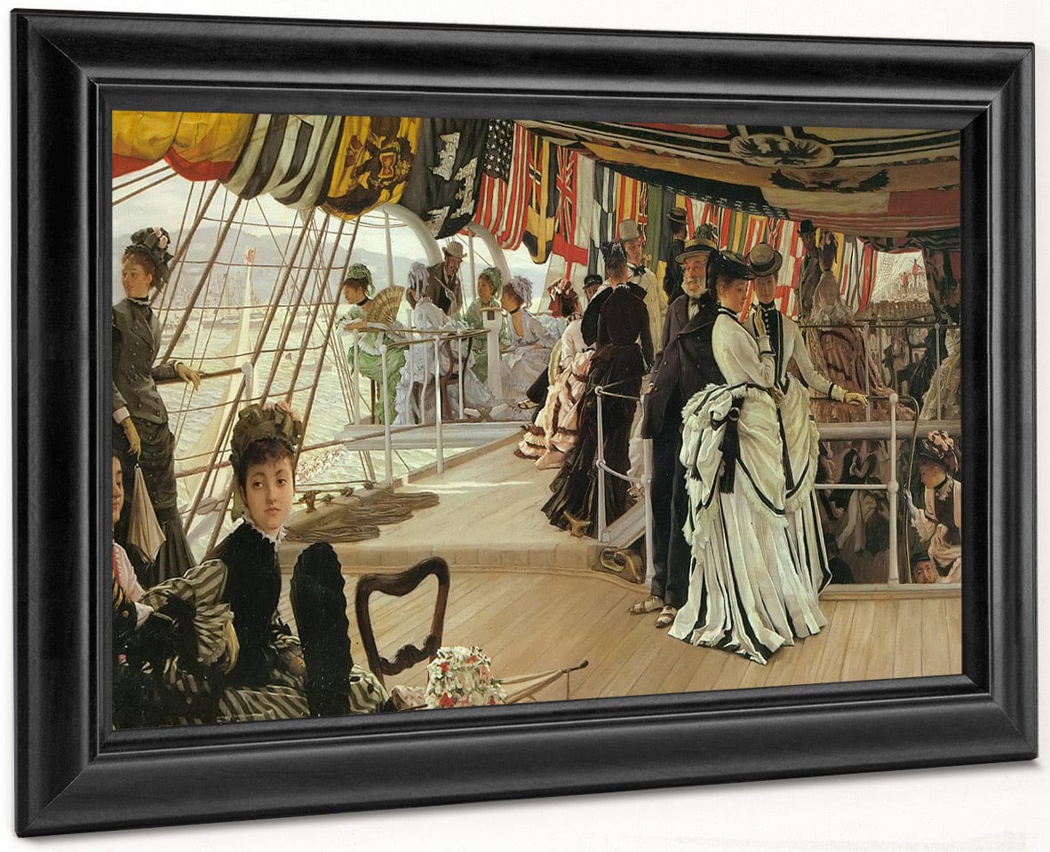 The Ball On Shipboard By James Tissot Fine Art Print