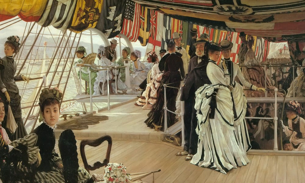The Ball On Shipboard By James Tissot Fine Art Print
