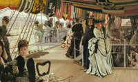 The Ball On Shipboard By James Tissot Fine Art Print
