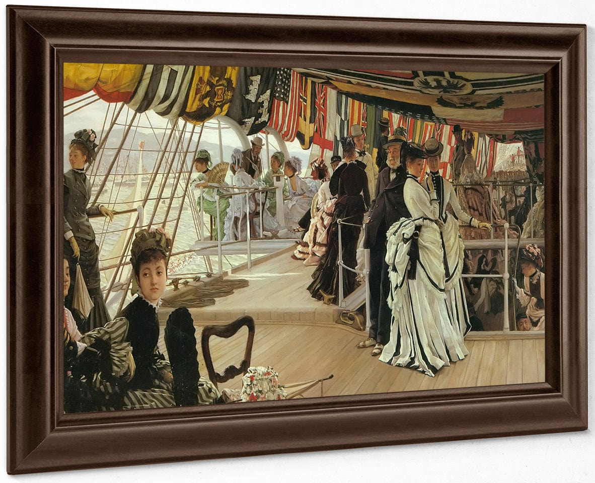 The Ball On Shipboard By James Tissot Fine Art Print