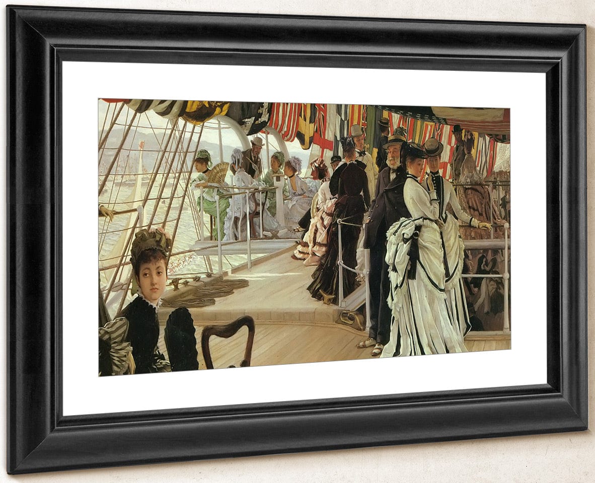 The Ball On Shipboard By James Tissot Fine Art Print