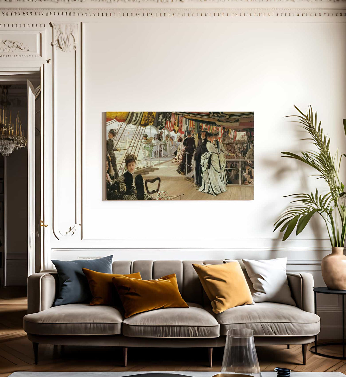 The Ball On Shipboard By James Tissot Fine Art Print