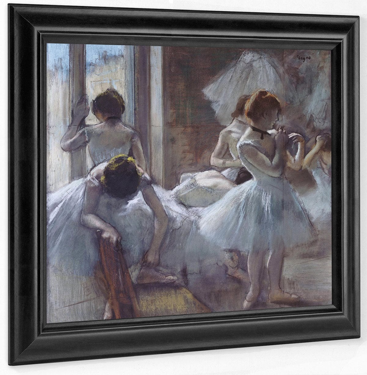 The Ballet Class By Edgar Degas Fine Art Print
