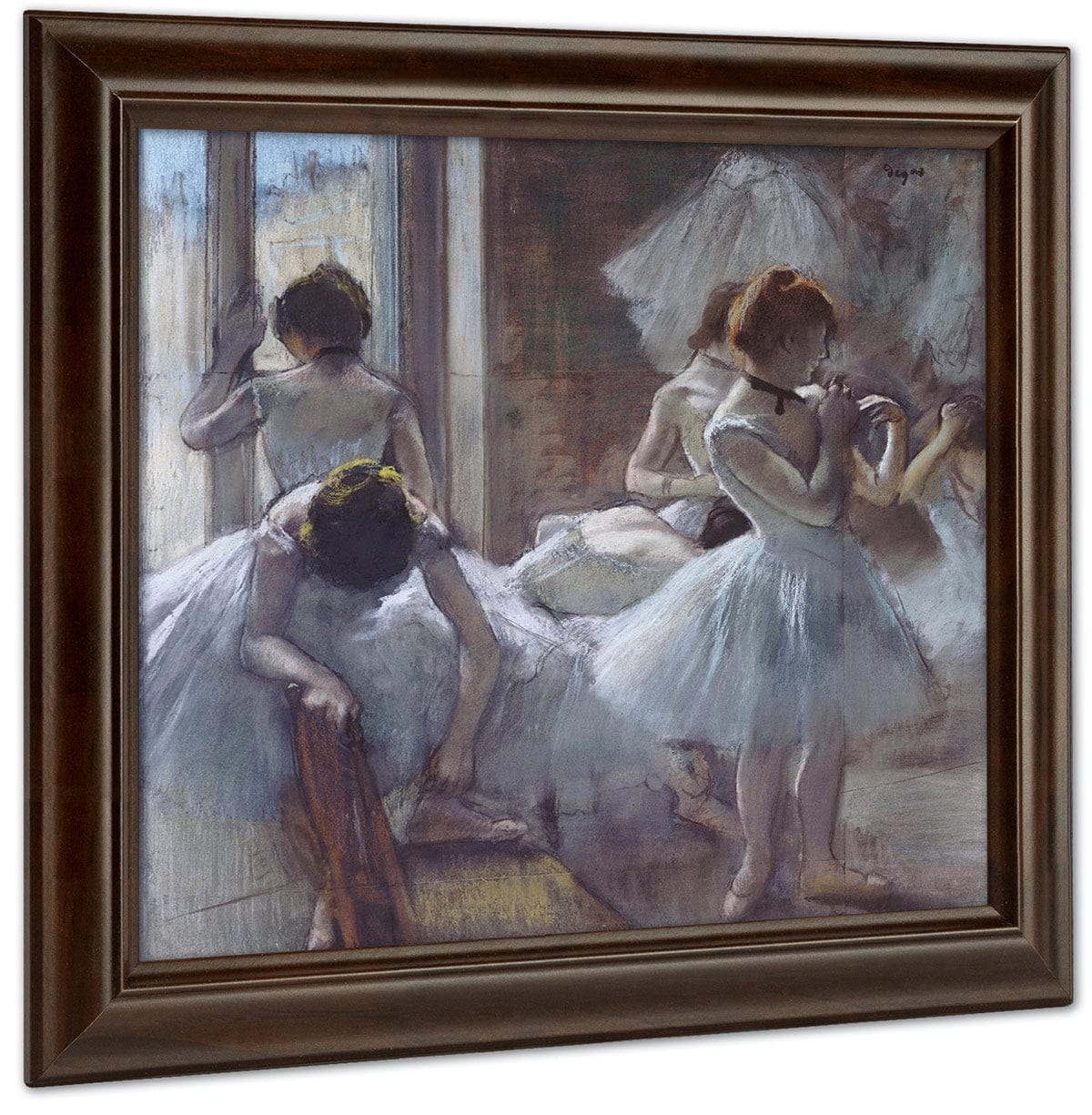 The Ballet Class By Edgar Degas Fine Art Print