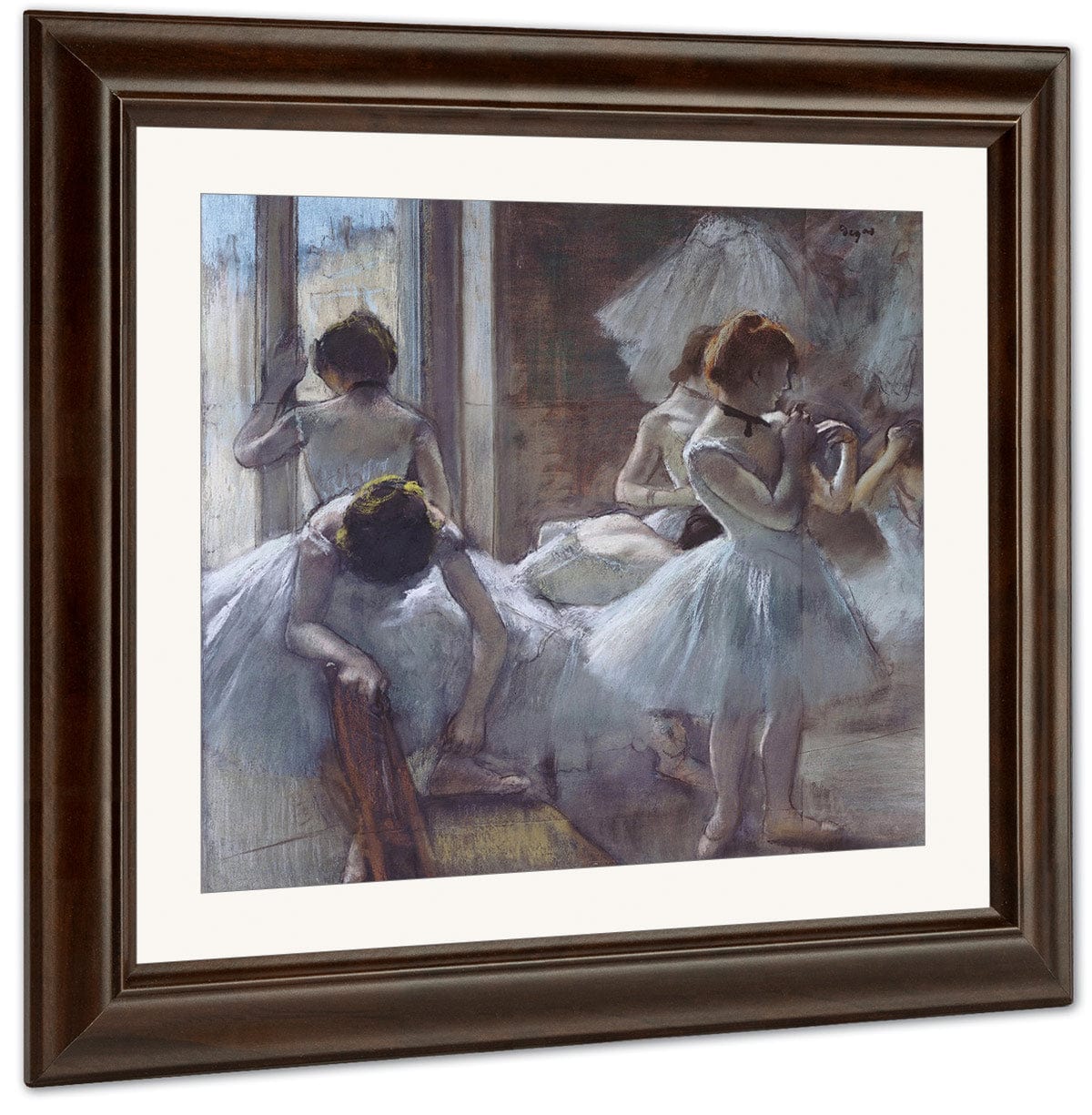 The Ballet Class By Edgar Degas Fine Art Print
