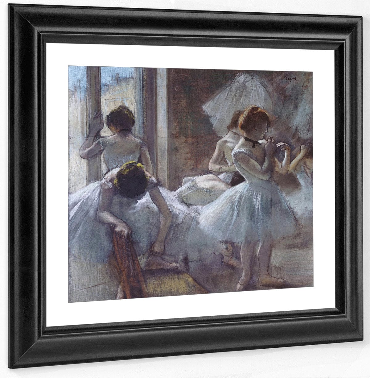 The Ballet Class By Edgar Degas Fine Art Print