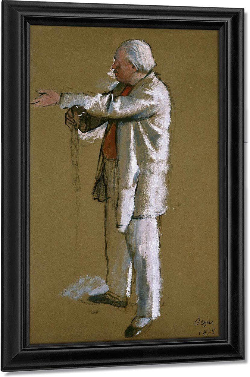 The Ballet Master, Jules Perrot By Edgar Degas Fine Art Print