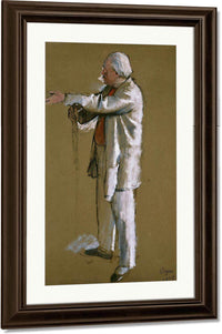 The Ballet Master, Jules Perrot By Edgar Degas Fine Art Print