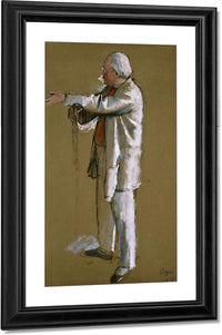 The Ballet Master, Jules Perrot By Edgar Degas Fine Art Print