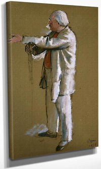 The Ballet Master, Jules Perrot By Edgar Degas Fine Art Print