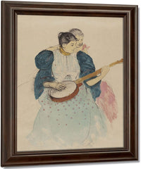 The Banjo Lesson By Mary Cassatt Fine Art Print