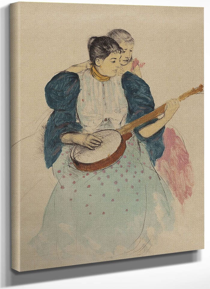 The Banjo Lesson By Mary Cassatt Fine Art Print