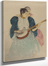 The Banjo Lesson By Mary Cassatt Fine Art Print
