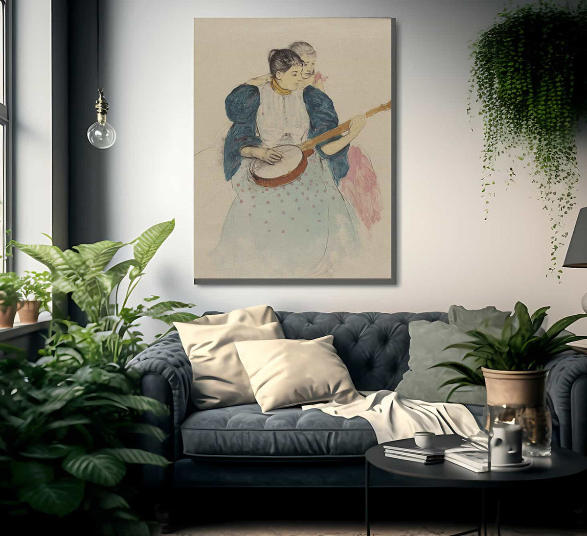 The Banjo Lesson By Mary Cassatt Fine Art Print