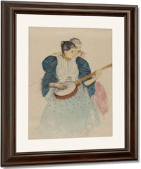 The Banjo Lesson By Mary Cassatt Fine Art Print