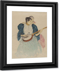 The Banjo Lesson By Mary Cassatt Fine Art Print