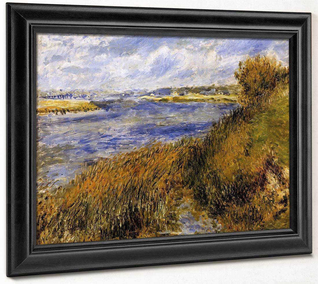 The Banks Of The Seine At Champrosay 1876 By Pierre Auguste Renoir Fine Art Print