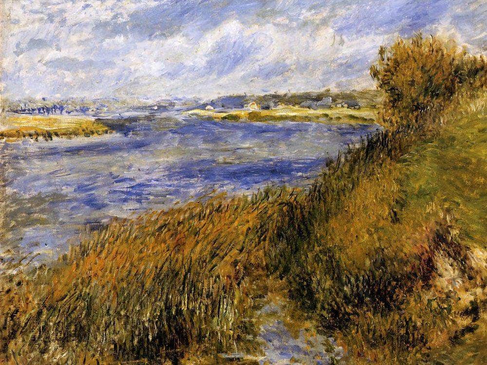 The Banks Of The Seine At Champrosay 1876 By Pierre Auguste Renoir Fine Art Print