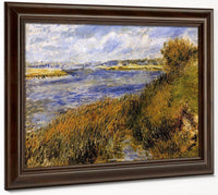 The Banks Of The Seine At Champrosay 1876 By Pierre Auguste Renoir Fine Art Print